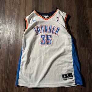 Kevin‎ Durant Oklahoma City Thunder Jersey #35 Adidas NBA Youth Large